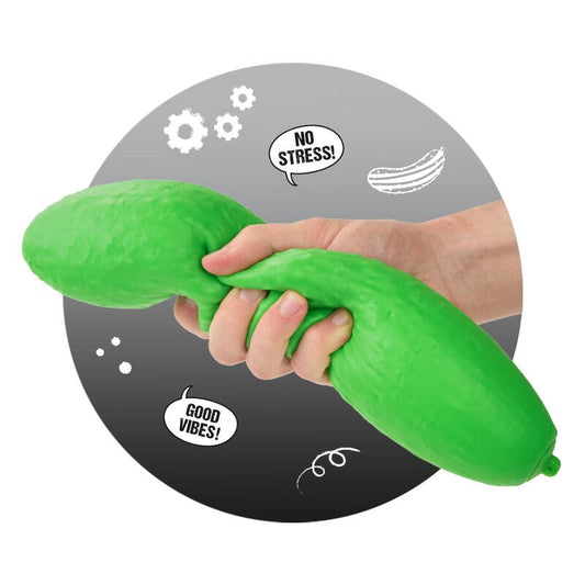 XXL Stress Relief Squishy Toy – Stretchy Cucumber (31 cm Anti-Stress Toy)