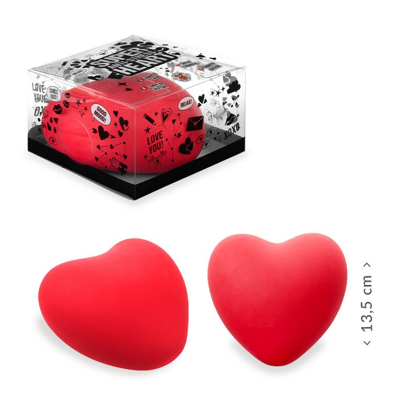XXL Heart Stress Relief Squishy Toy – Soft Anti-Stress Heart (Large Squeeze Toy)