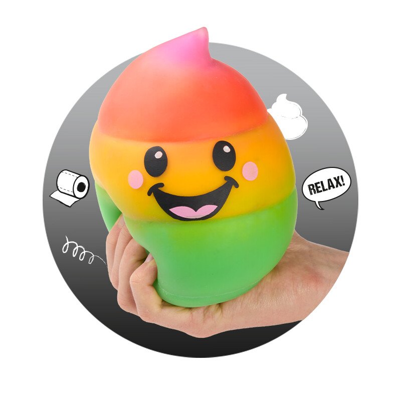 XXL Poop Squishy Toy – Funny Stress Relief Toy (2 Designs, Large Anti-Stress Squeeze)