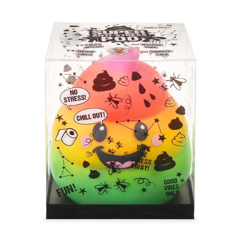 XXL Poop Squishy Toy – Funny Stress Relief Toy (2 Designs, Large Anti-Stress Squeeze)