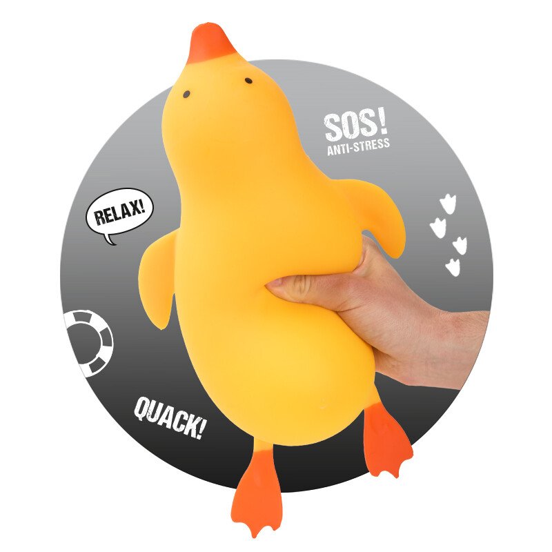 XXL Duck Squishy Toy – Large Anti-Stress Squeeze Duck (33 cm)