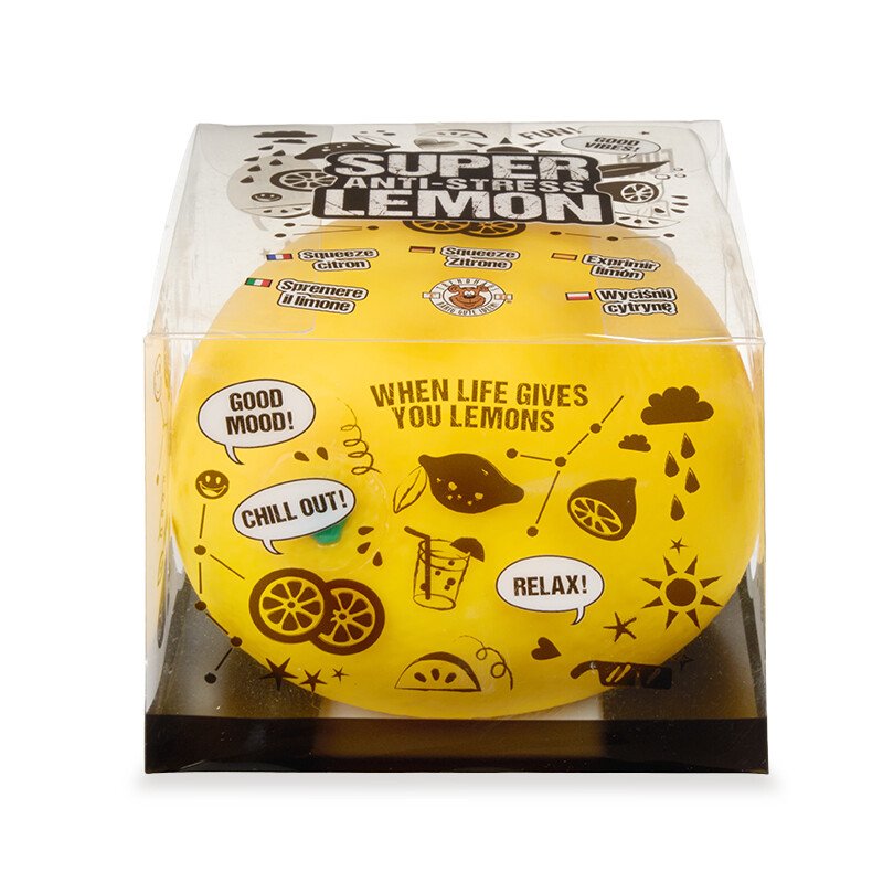 XXL Lemon Stress Ball – Super Soft Squishy 16 cm