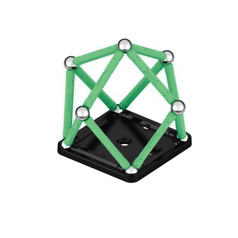 Geomag Classic Glow Magnetic Construction Set – 25 Pieces
