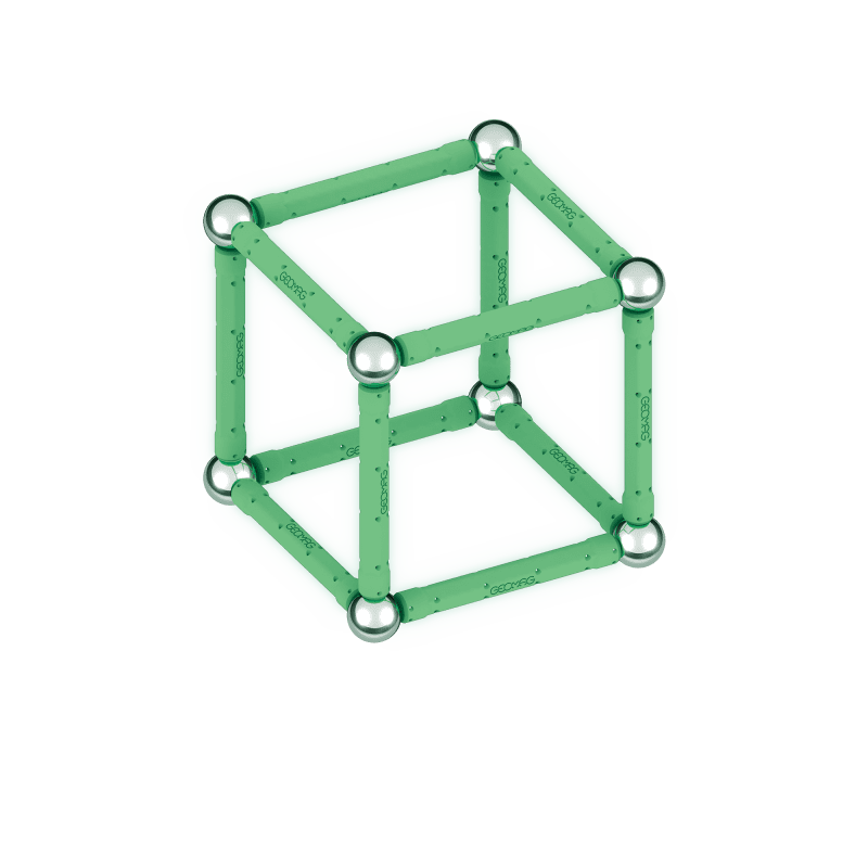 Geomag Classic Glow Magnetic Construction Set – 25 Pieces
