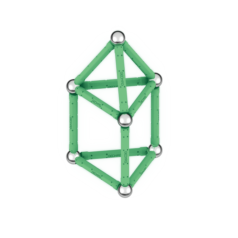 Geomag Classic Glow Magnetic Construction Set – 25 Pieces