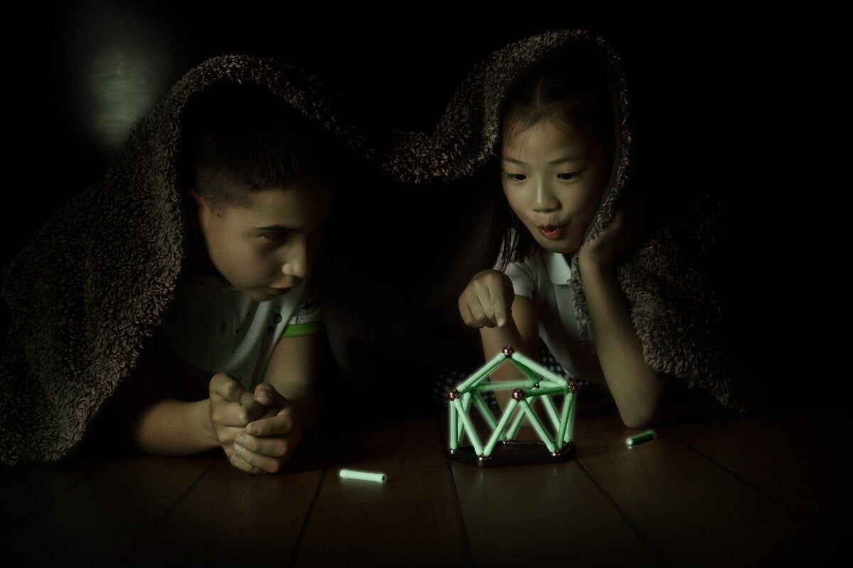 Geomag Classic Glow Magnetic Construction Set – 25 Pieces