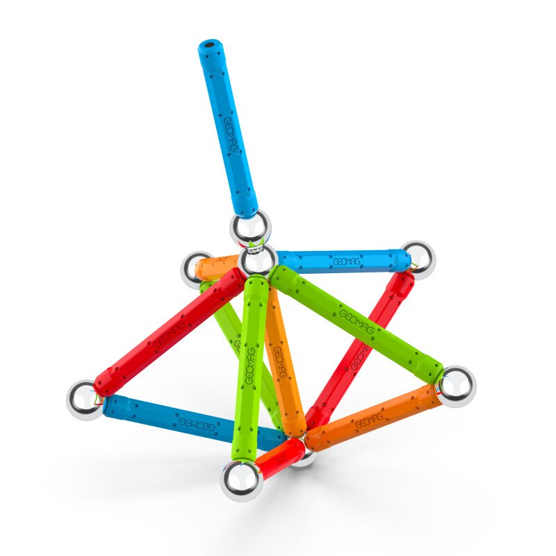 Geomag Classic Supercolor Magnetic Construction Set – 25 Pieces