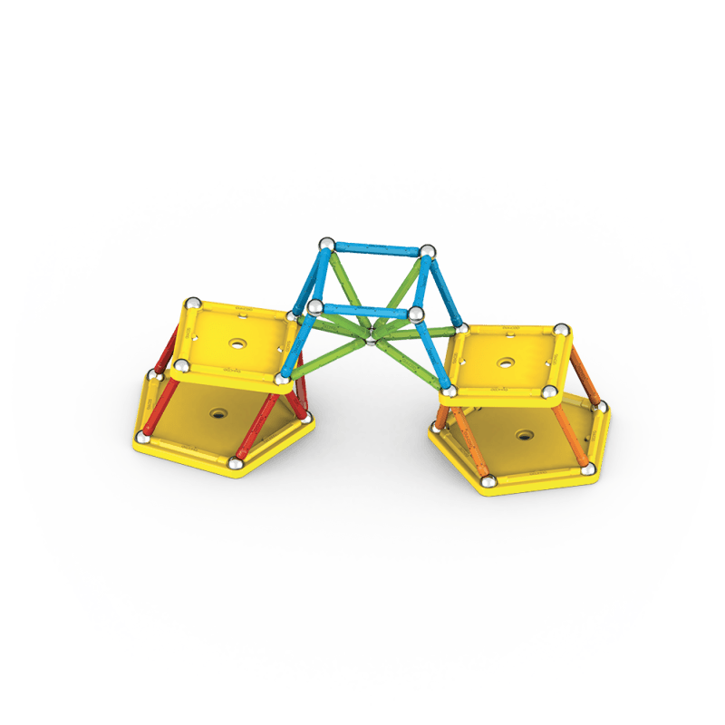 Geomag Classic Supercolor Magnetic Construction Set – 60 Pieces