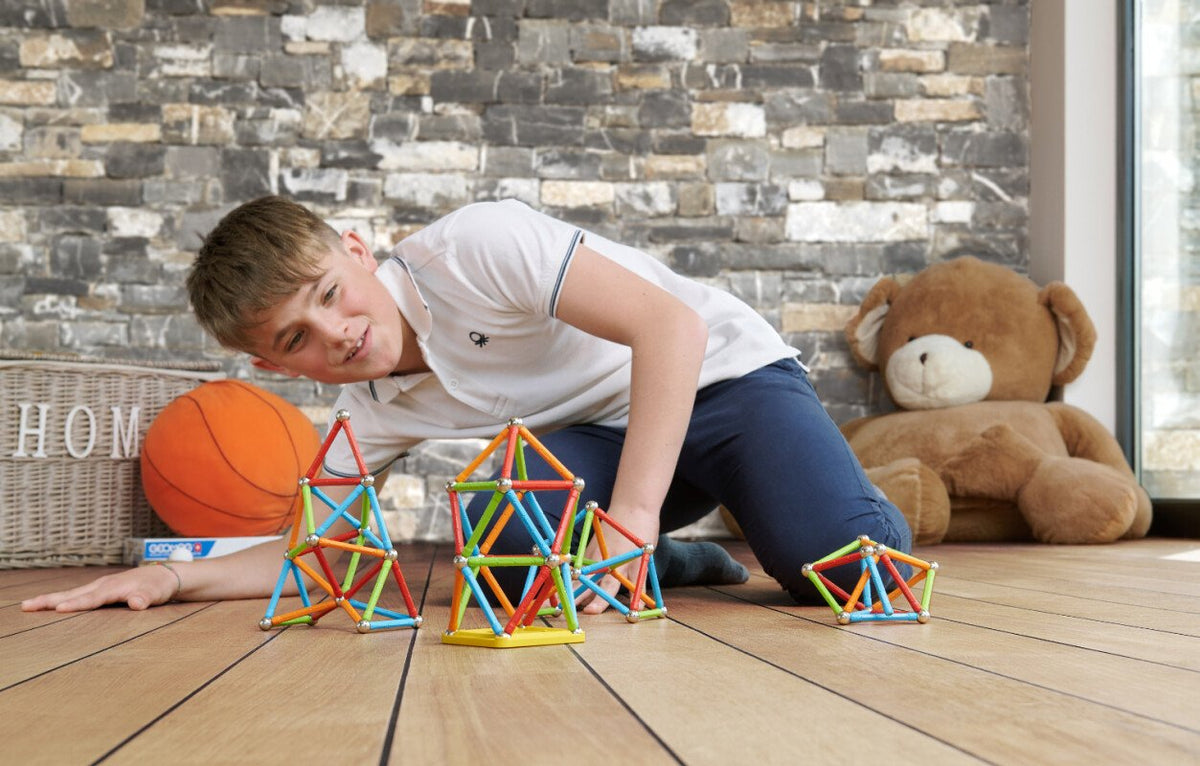 Geomag Classic Supercolor Magnetic Construction Set – 60 Pieces