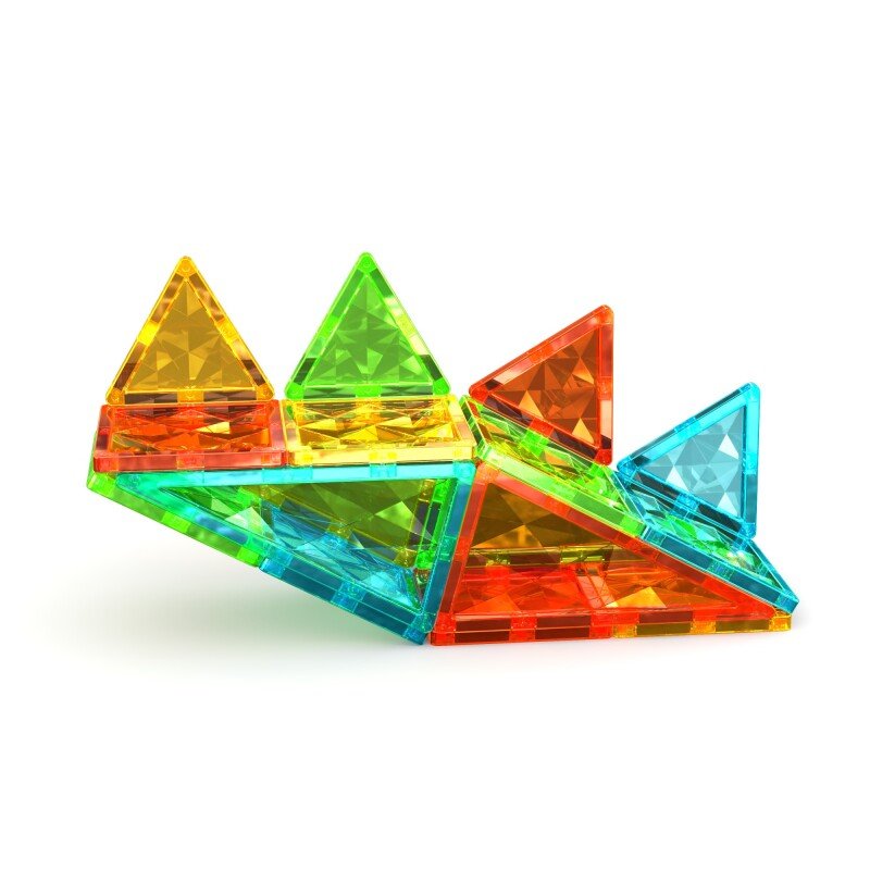 Geomag Magnetic Tiles Gems Construction Set – 16 Pieces