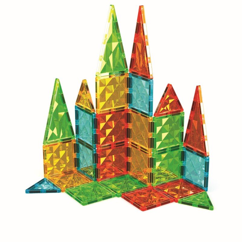 Geomag Magnetic Tiles Gems Construction Set – 60 Pieces