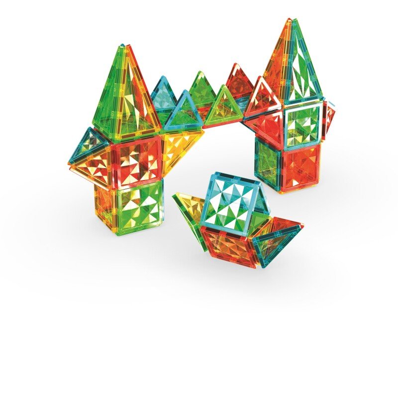 Geomag Magnetic Tiles Gems Construction Set – 60 Pieces