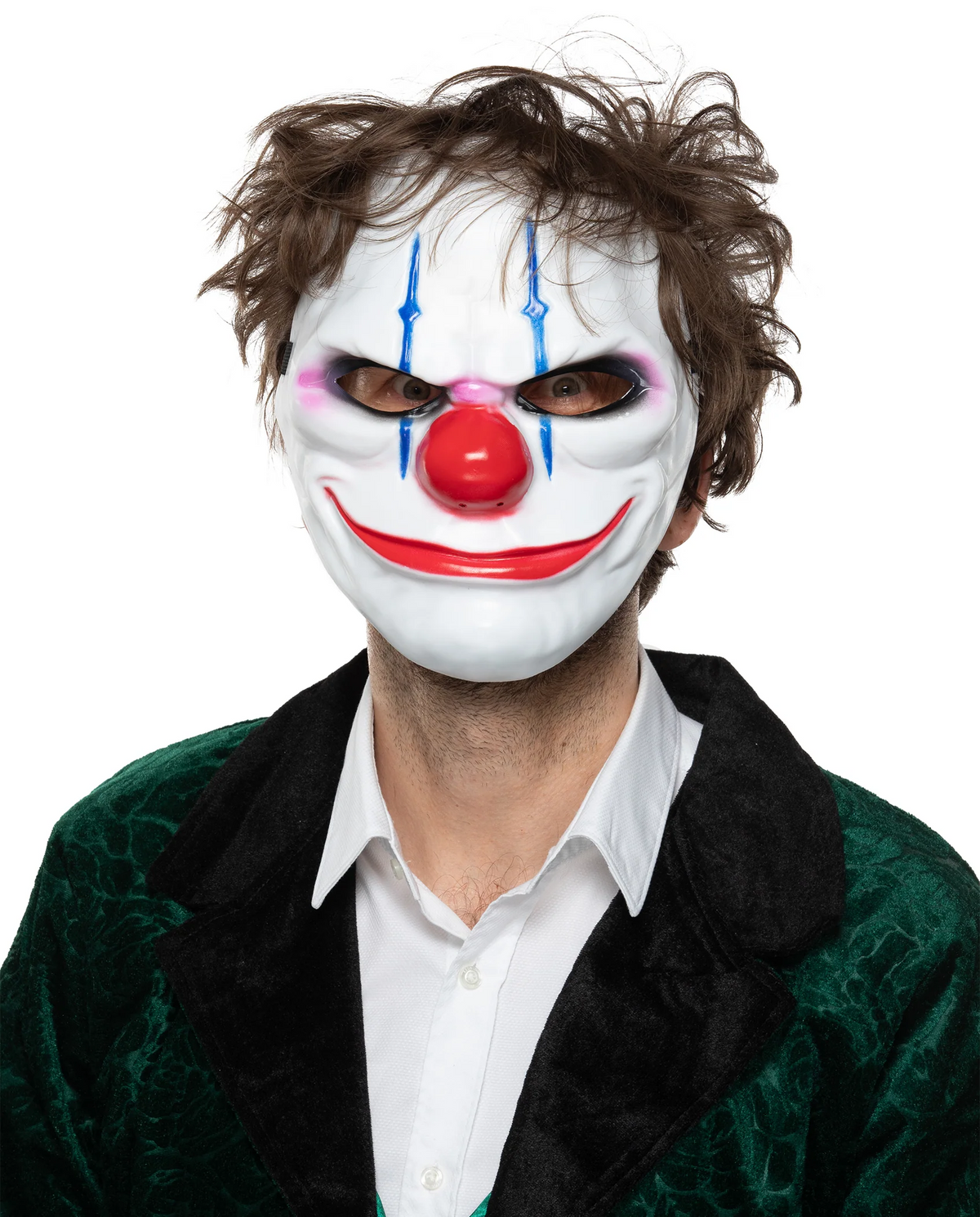 Scary Clown Mask for Halloween, 24 × 19 cm