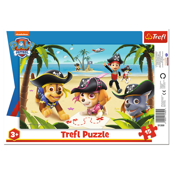 Paw Patrol Pirate Puzzle – 15-Piece Adventure for Kids