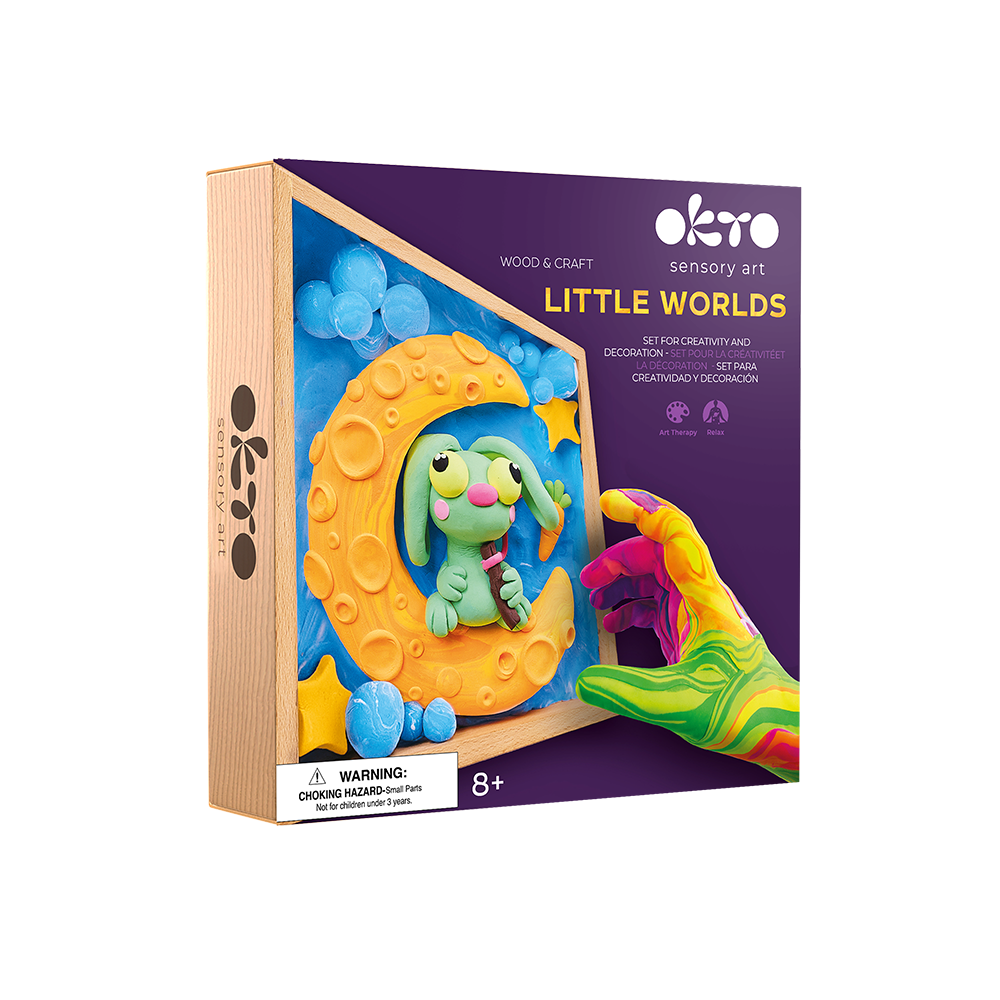OKTO Air Clay veidošanas komplekts «Little Bunny Moon», 5+