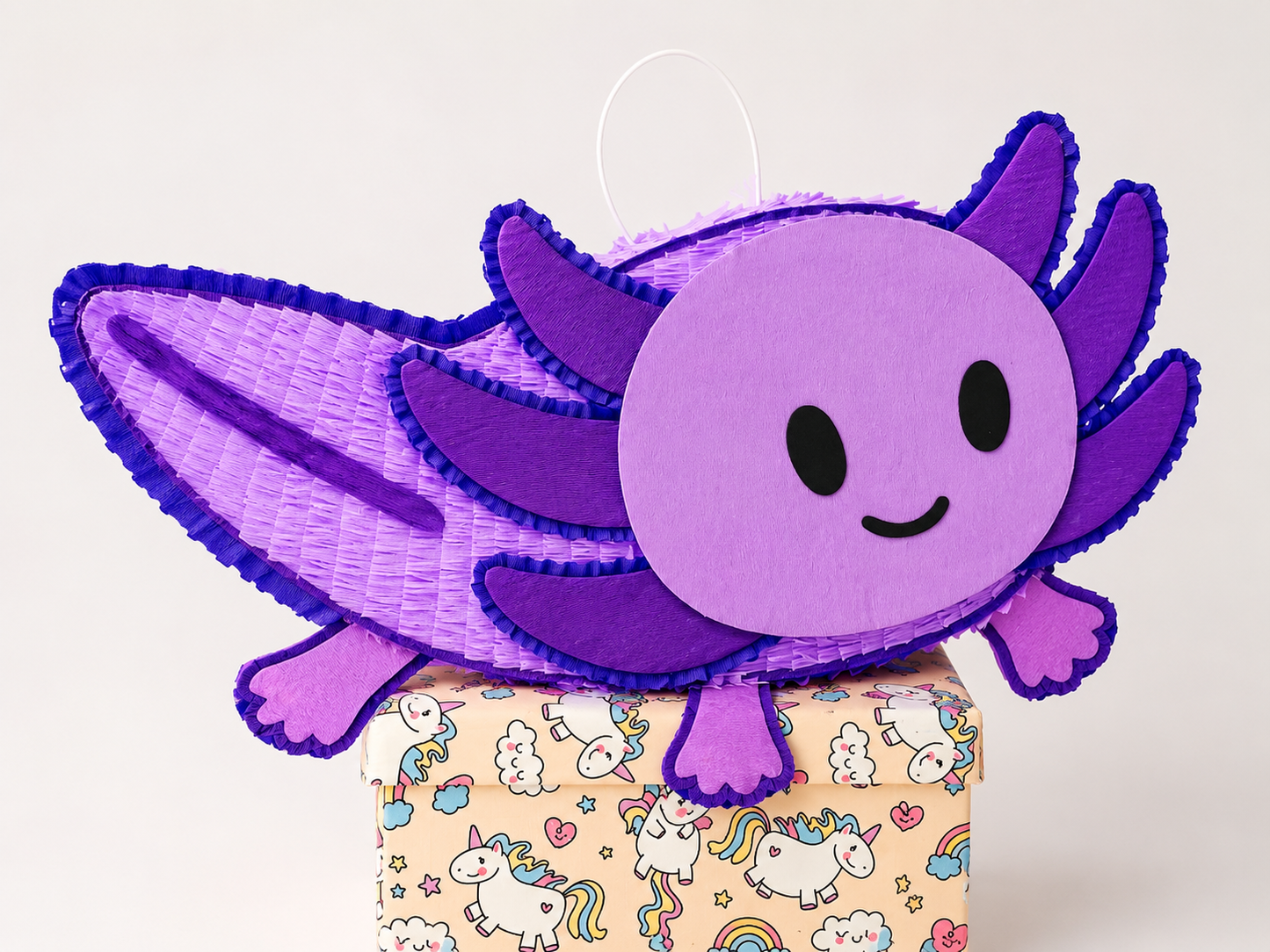 Axolotl Piñata for Kids Birthday Party