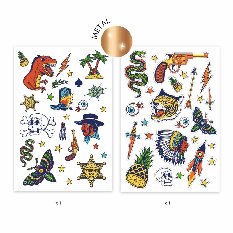 Tetovējumi – Mežonīgie (50+ tetovējumu)