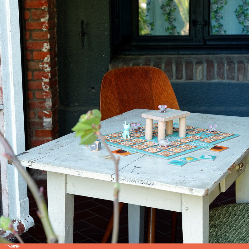 Spēle “Caps! Caps!” – Kaķis un peles | Stratēģijas galda spēle bērniem no 6+ | Djeco