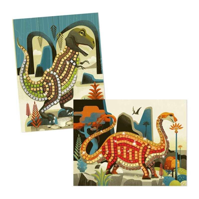 Djeco mozaīku komplekts “Dinozauri”