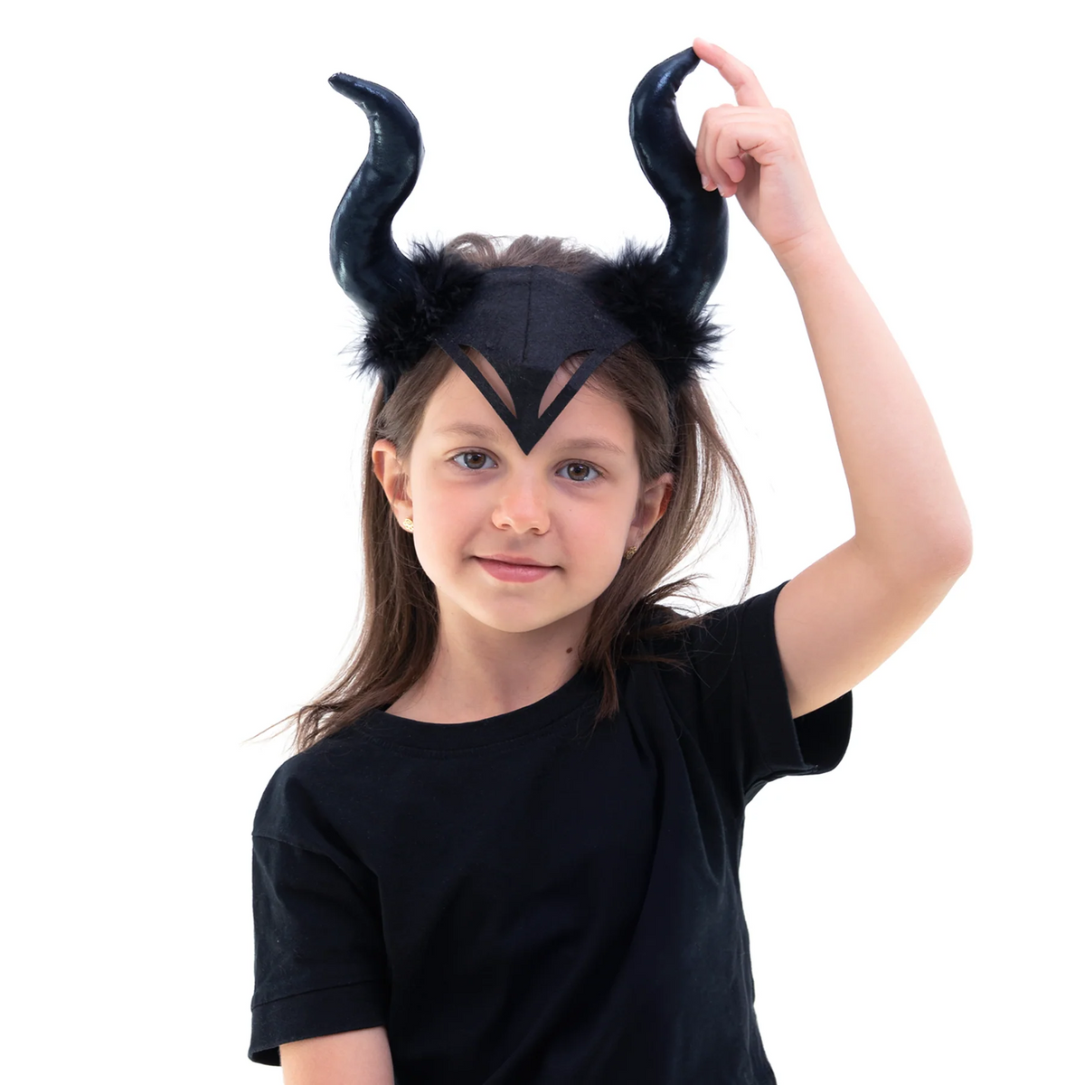 Halloween Devil Horn Headband – 27 × 23 cm