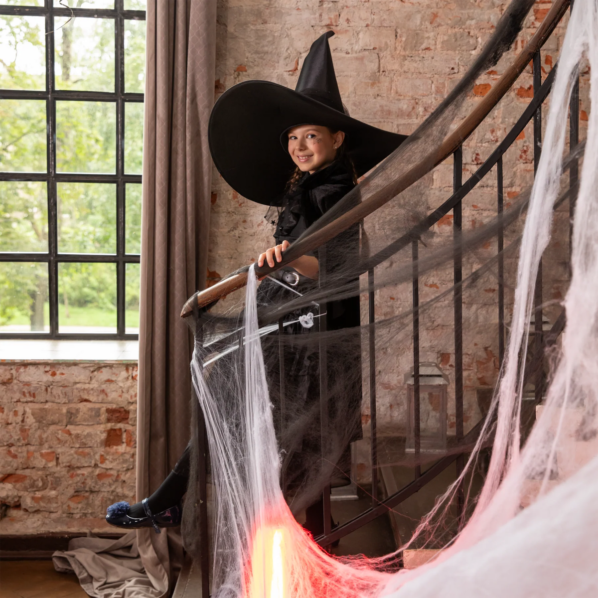 Large Black Witch Hat for Halloween – 60 cm