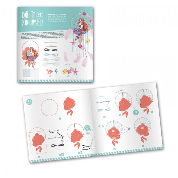 DIY Dreamcatcher “Mermaid” (15 x 40 cm)