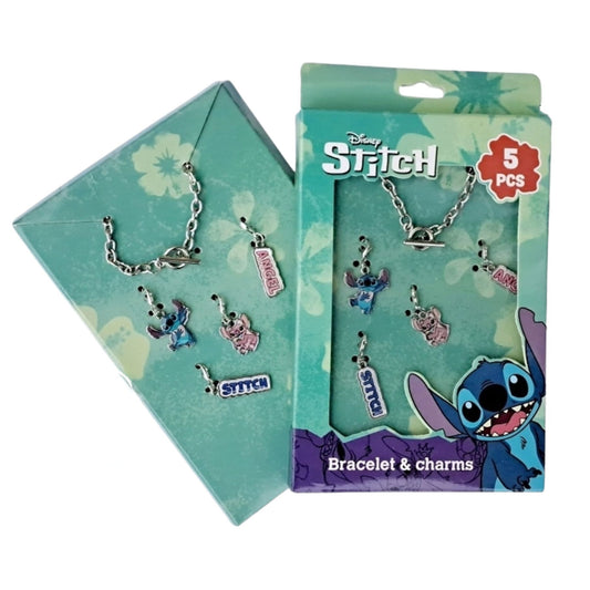 Lilo & Stitch rokassprādzes komplekts – 5 daļas dāvanu kastītē