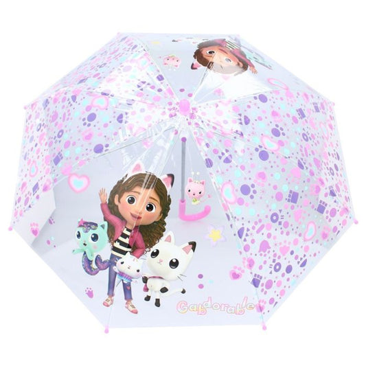 Gabby’s Dollhouse bērnu lietussargs – jautri arī lietū!