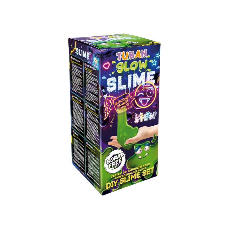 Набор для Слайма Светящийся в Темноте – Tuban DIY STEM Slime Kit для Детей