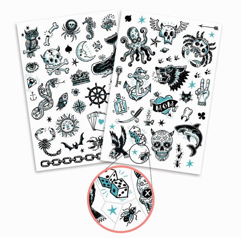 Tetovējumi – Tumšā puse (50+ tetovējumu) | Djeco