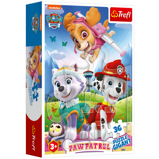 Paw Patrol milzu puzle – 36 gabali
