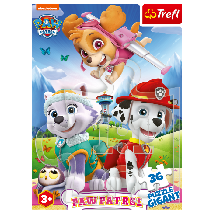 Paw Patrol milzu puzle – 36 gabali