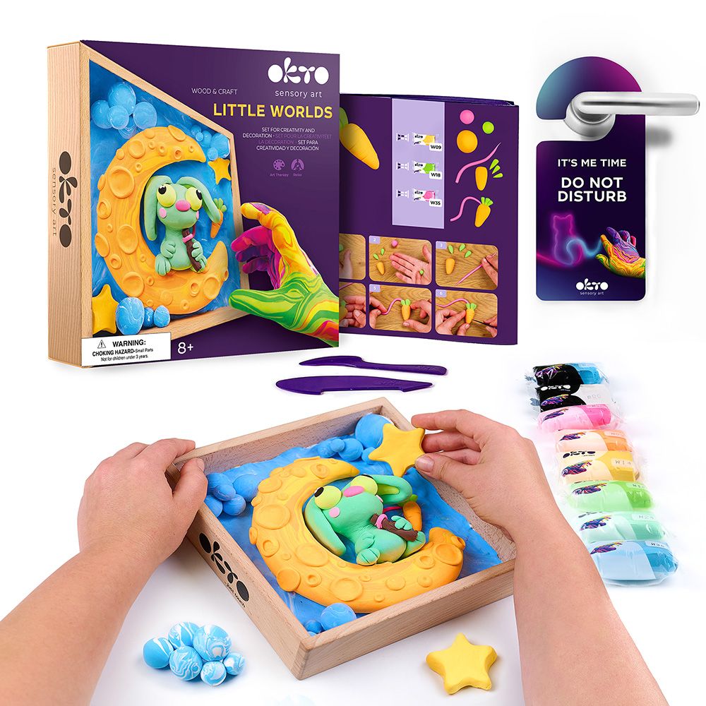 OKTO Air Clay veidošanas komplekts «Little Bunny Moon», 5+