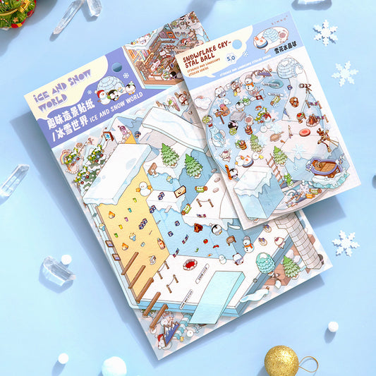 Funny Scenery Stickers - Creative Scenery Sticker Set