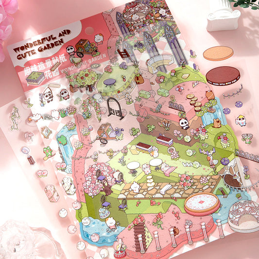 Wonderful and Cute Garden – Creative Scenery Stickers