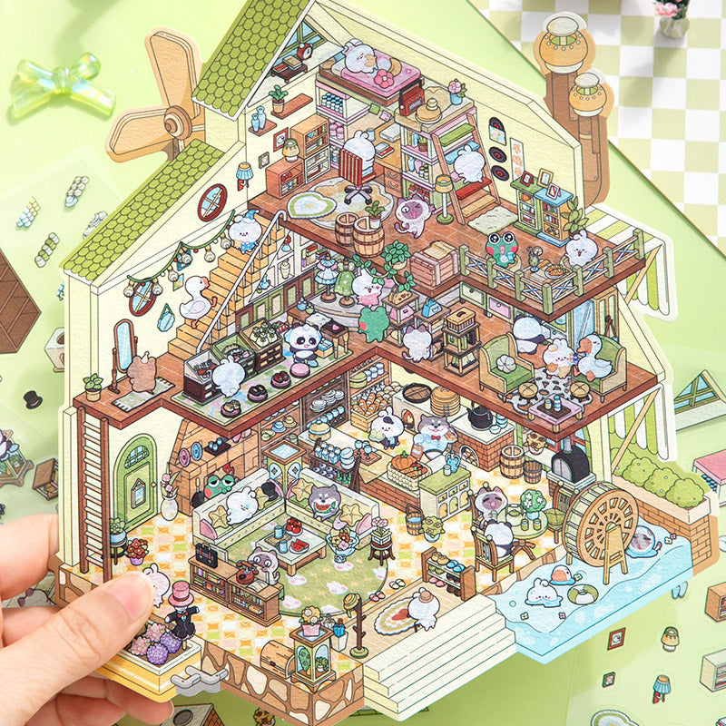 Funny Scenery Stickers - Relax & Create Your Dream Room