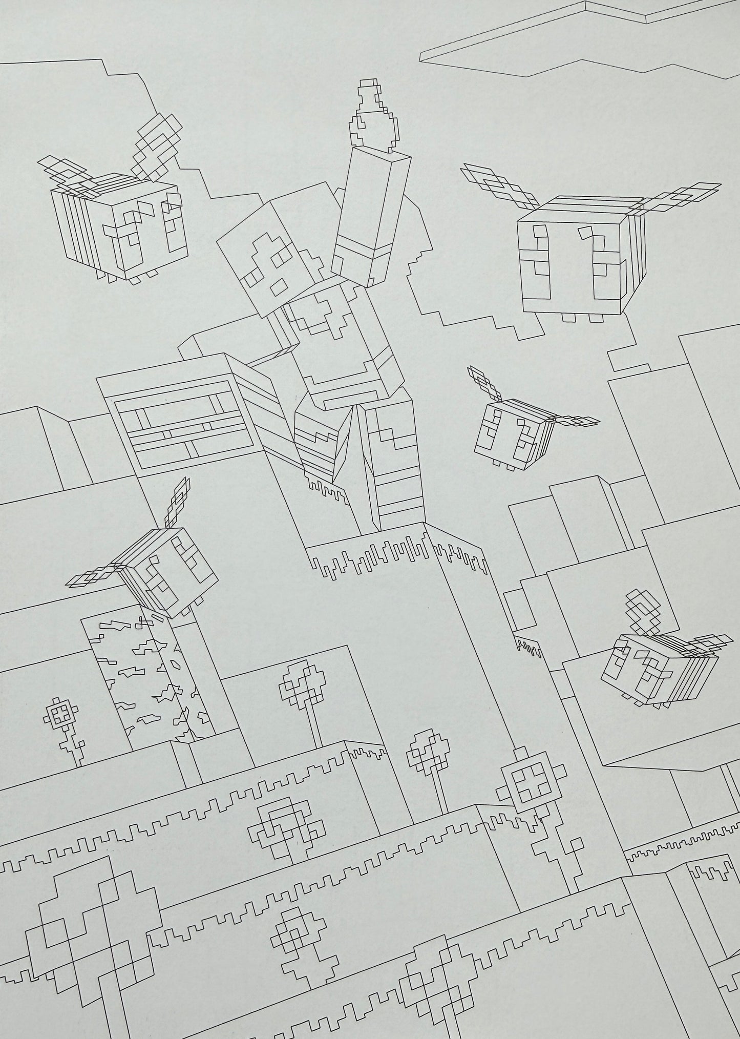 Minecraft Krāsojamā Grāmata Nr. 3 – Radošiem Piedzīvojumiem Bērniem