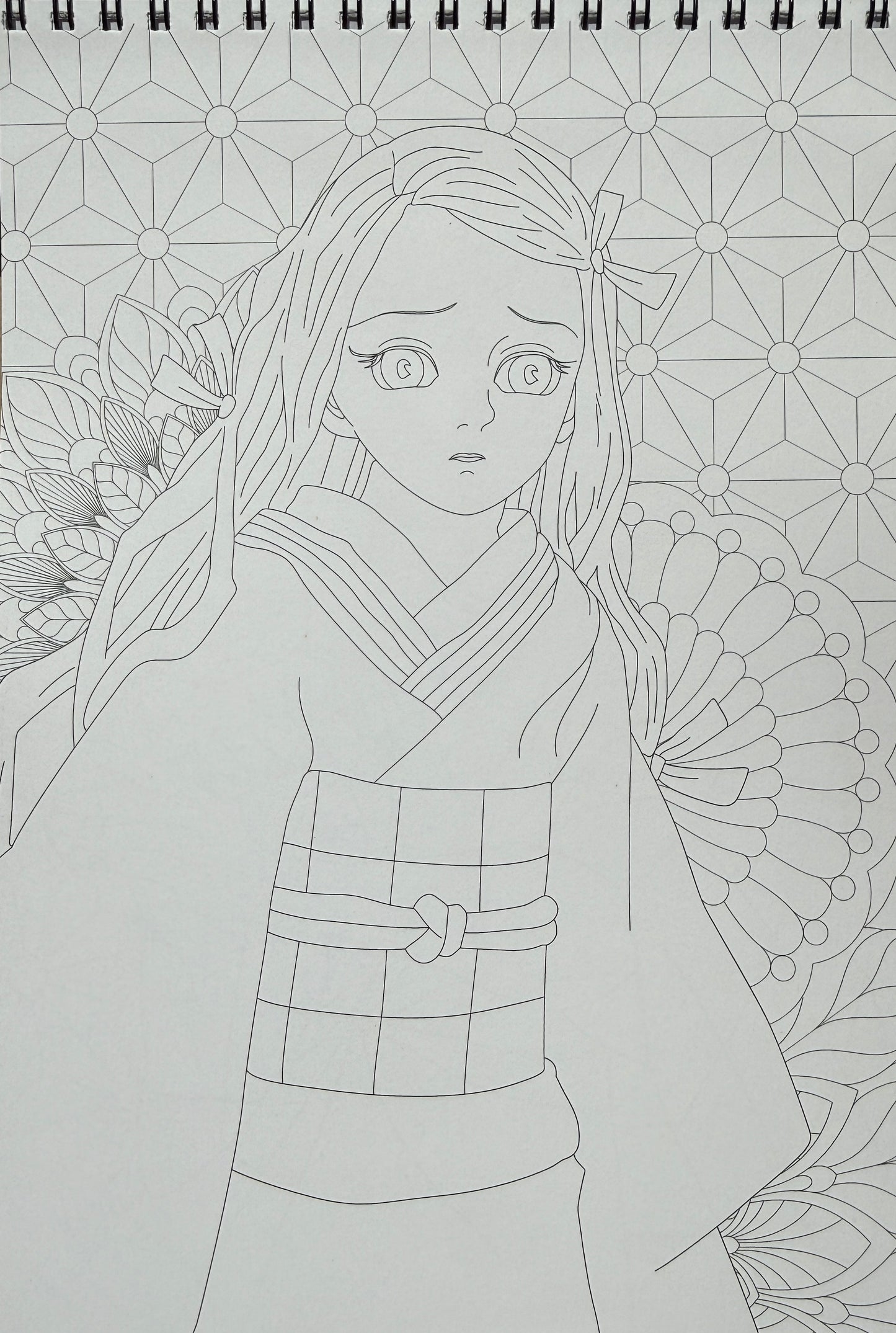 Demon Slayer krāsojamā grāmata – Anime radošai krāsošanai bērniem un pusaudžiem