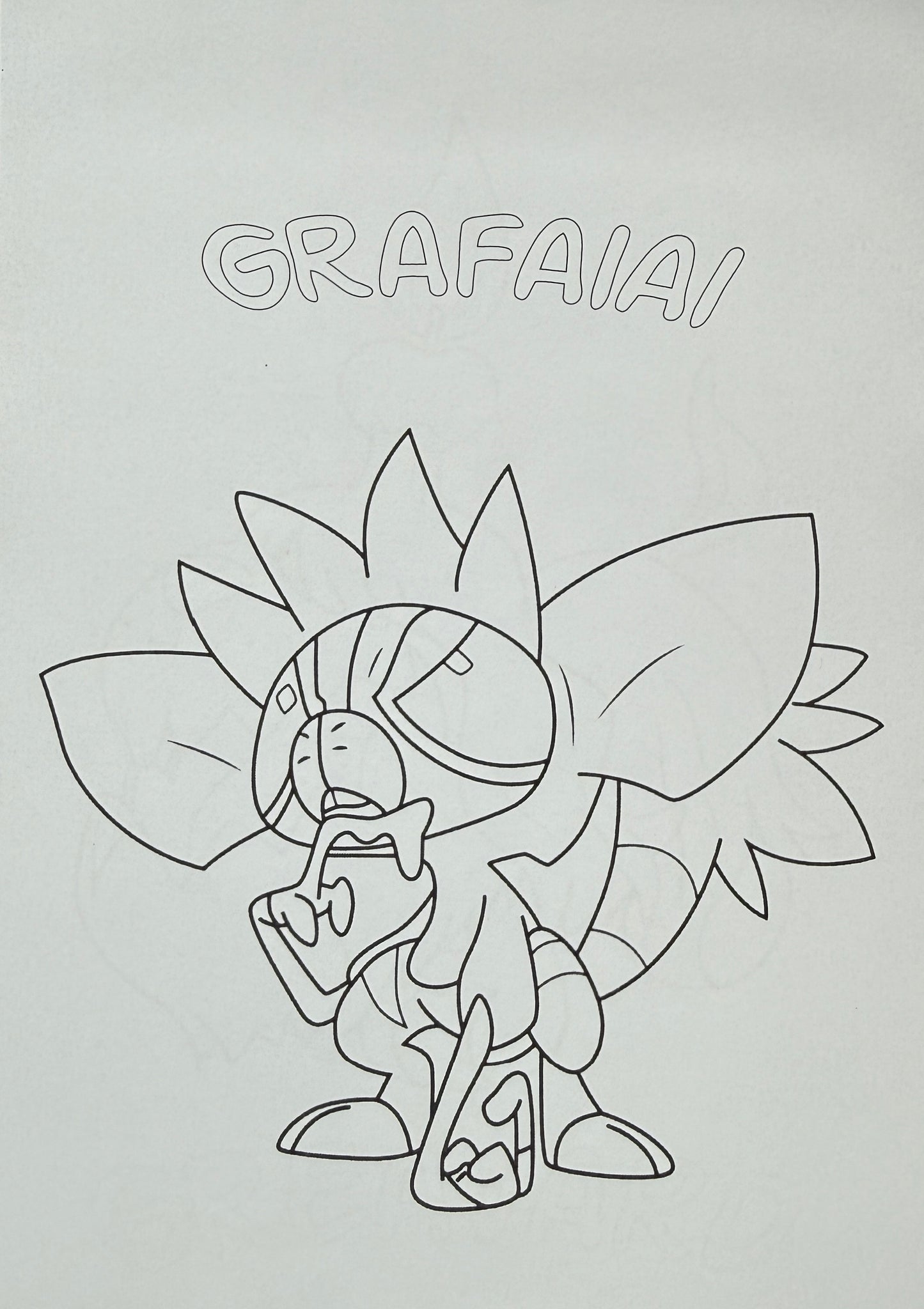 Pokémon krāsojamā grāmata bērniem – radoša zīmēšanas un krāsošanas aktivitāte