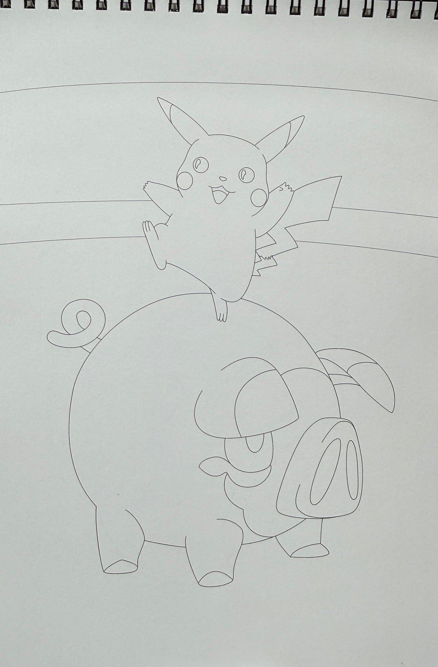 Pokemon krāsojamā grāmata bērniem – radoša aktivitāte ar Pikachu un draugiem