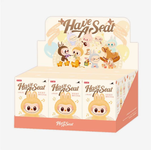 Labubu “Have a Seat” Pilns slēgts sets (6 figūras, oriģināls Pop Mart)