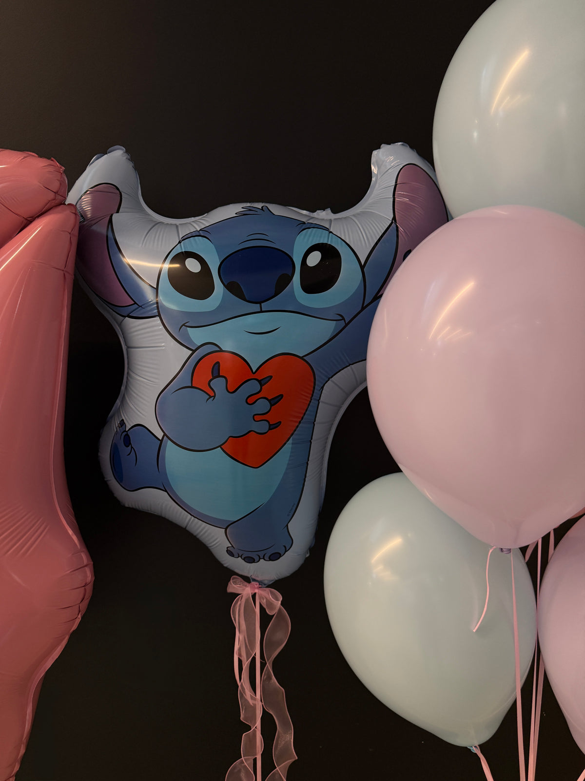 Custom Birthday Balloon Set with Number and Large Foil Balloon