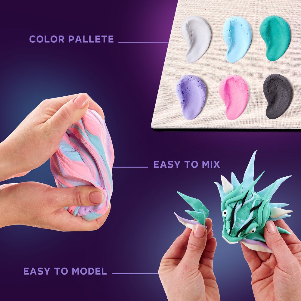 OKTO Air Clay “MANGA Air” 3D Painting Kit, 29 × 29 cm, 10+