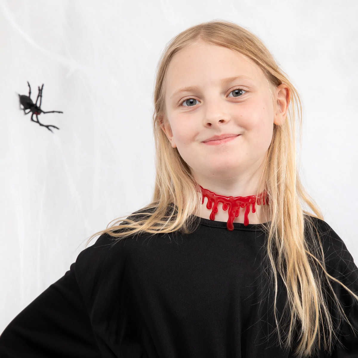Halloween Necklace with Dripping Blood Effect, 44.5 cm