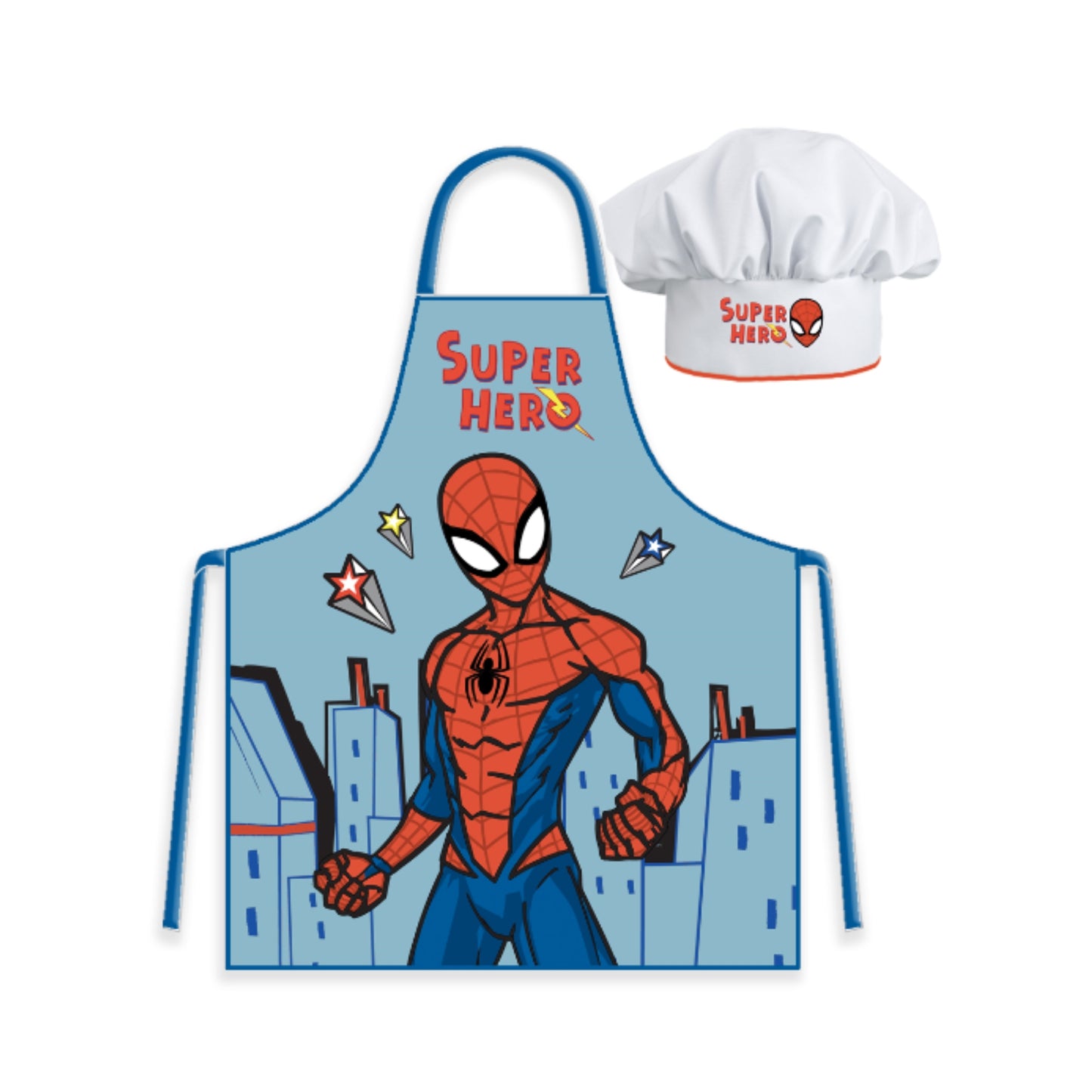 Spiderman Apron and hat set