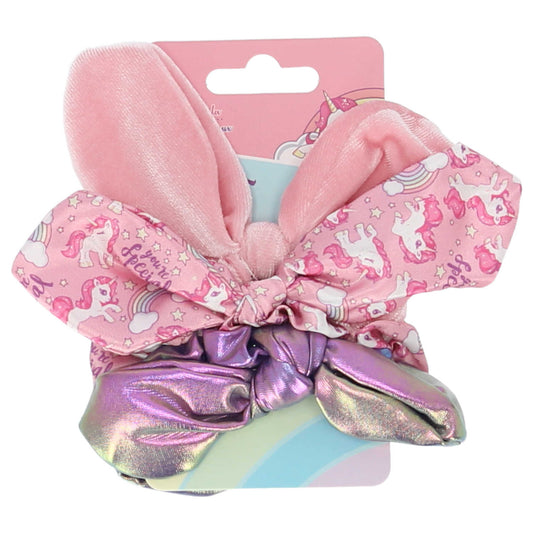 Unicorn Hair elastics / Scrunchies with bow - You're Special